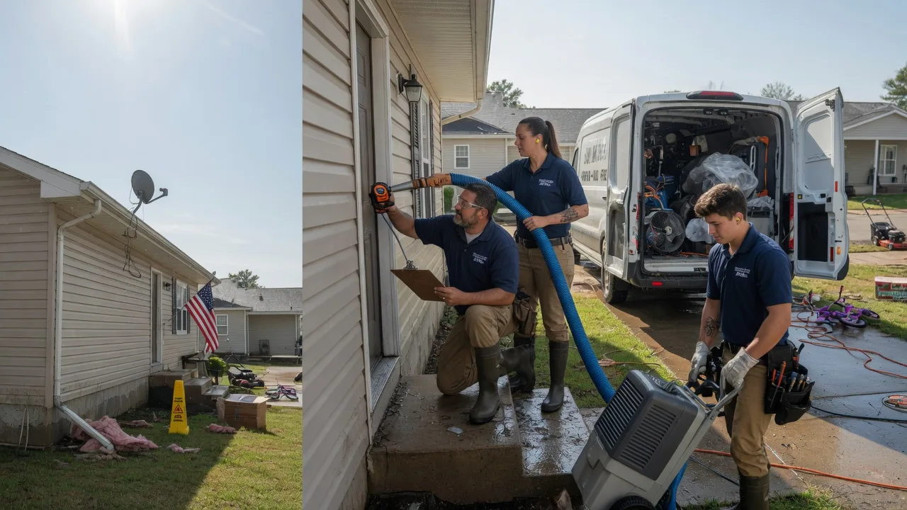 Ceiling Water Damage Restoration in Rockford, OH near me